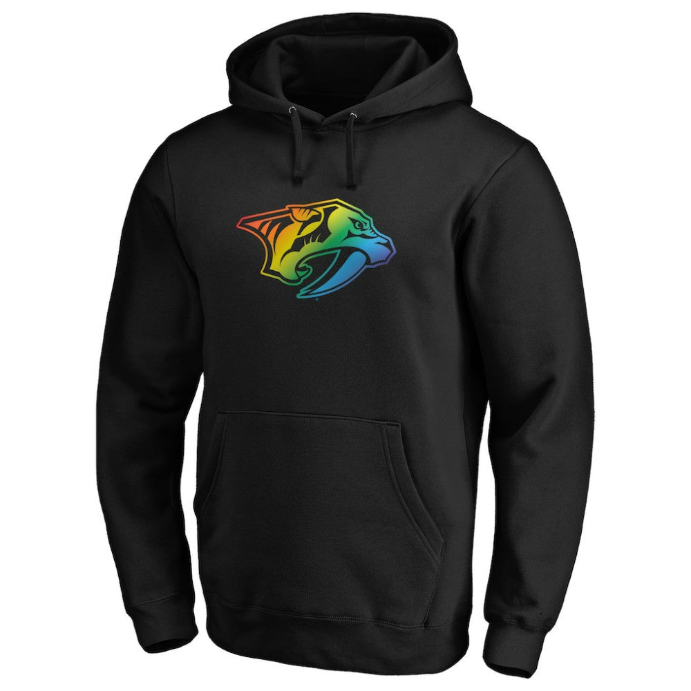 Nashville Predators Team Pride Logo Pullover Hoodie - Black - NHL