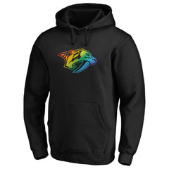 Nashville Predators Team Pride Logo Pullover Hoodie - Black - NHL