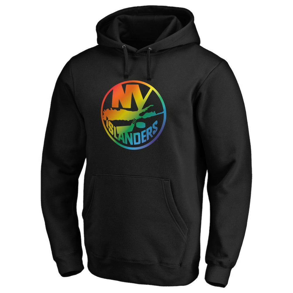 New York Islanders Team Pride Logo Pullover Hoodie - Black - NHL