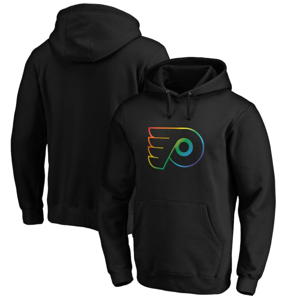 Philadelphia Flyers Team Pride Logo Pullover Hoodie - Black - NHL
