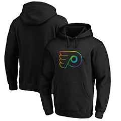 Philadelphia Flyers Team Pride Logo Pullover Hoodie - Black - NHL