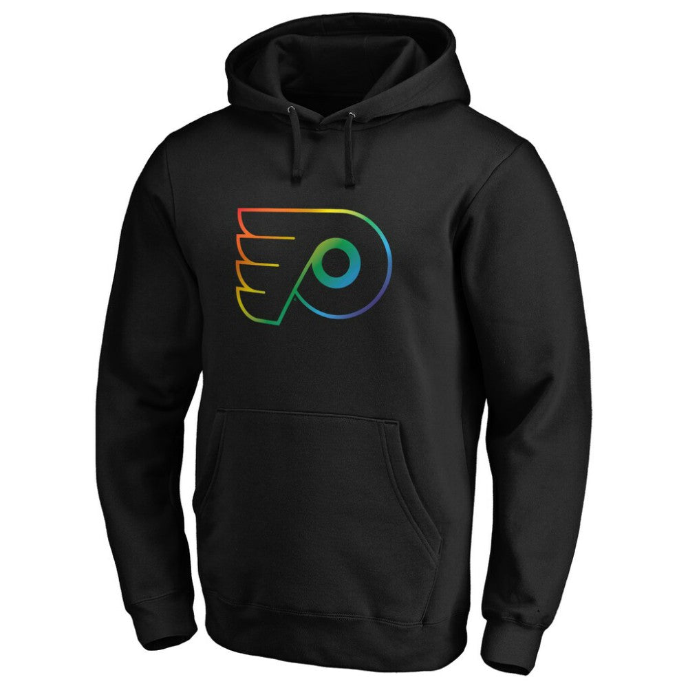 Philadelphia Flyers Team Pride Logo Pullover Hoodie - Black - NHL