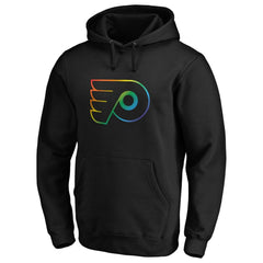 Philadelphia Flyers Team Pride Logo Pullover Hoodie - Black - NHL