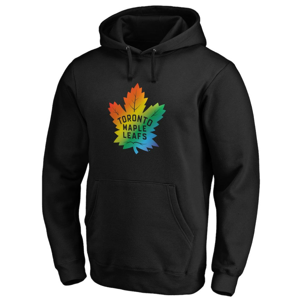 Toronto Maple Leafs Team Pride Logo Pullover Hoodie - Black - NHL
