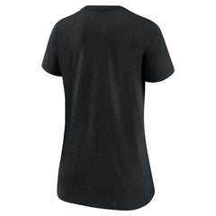 Miami Marlins Nike Women's Authentic Collection Tri-Blend V-Neck T-Shirt - MLB