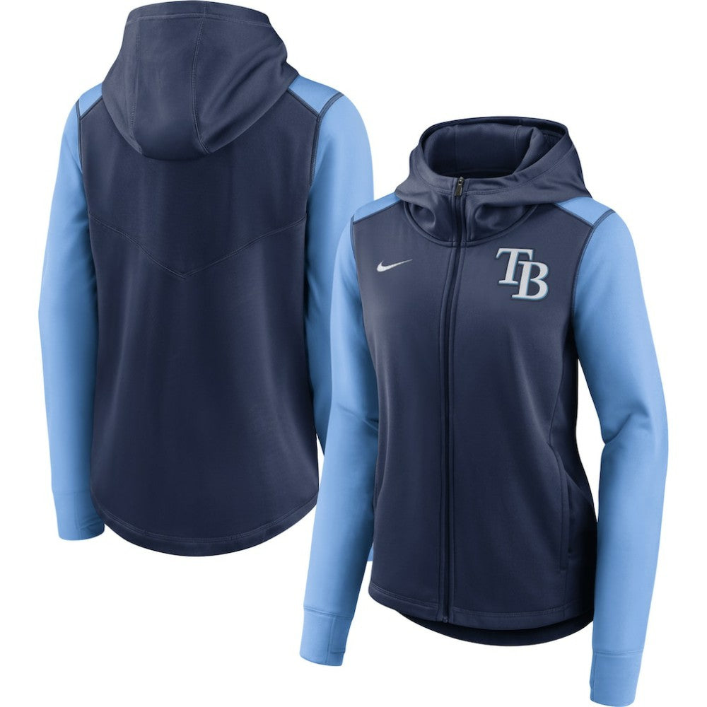 Tampa Bay Rays Nike Women's Authentic Collection Baseball Performance Full-Zip Hoodie - MLB