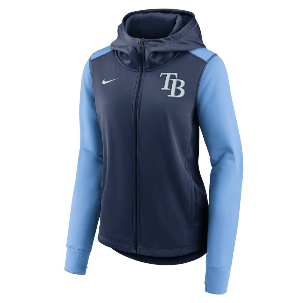 Tampa Bay Rays Nike Women's Authentic Collection Baseball Performance Full-Zip Hoodie - MLB