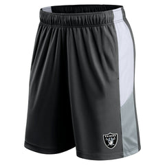 Las Vegas Raiders Prep Colorblock Shorts Black | Fanatics