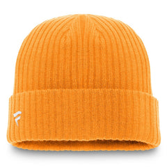 Nashville Predators Fanatics Core Primary Logo Cuffed Knit Hat - Gold - NHL