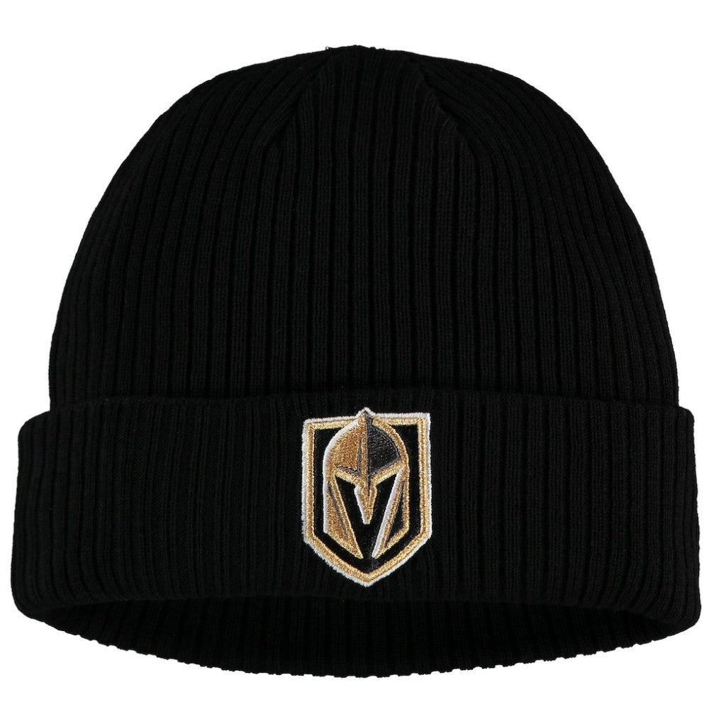 Vegas Golden Knights Fanatics Core Primary Logo Cuffed Knit Hat - Black - NHL
