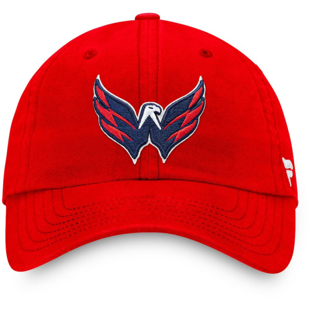 Washington Capitals Fanatics Core Primary Logo Adjustable Hat - Red - NHL