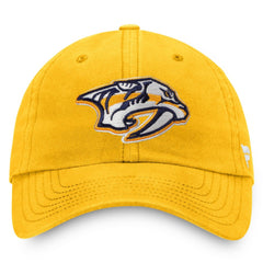 Nashville Predators Fanatics Core Primary Logo Adjustable Hat - Gold - NHL