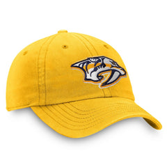 Nashville Predators Fanatics Core Primary Logo Adjustable Hat - Gold - NHL