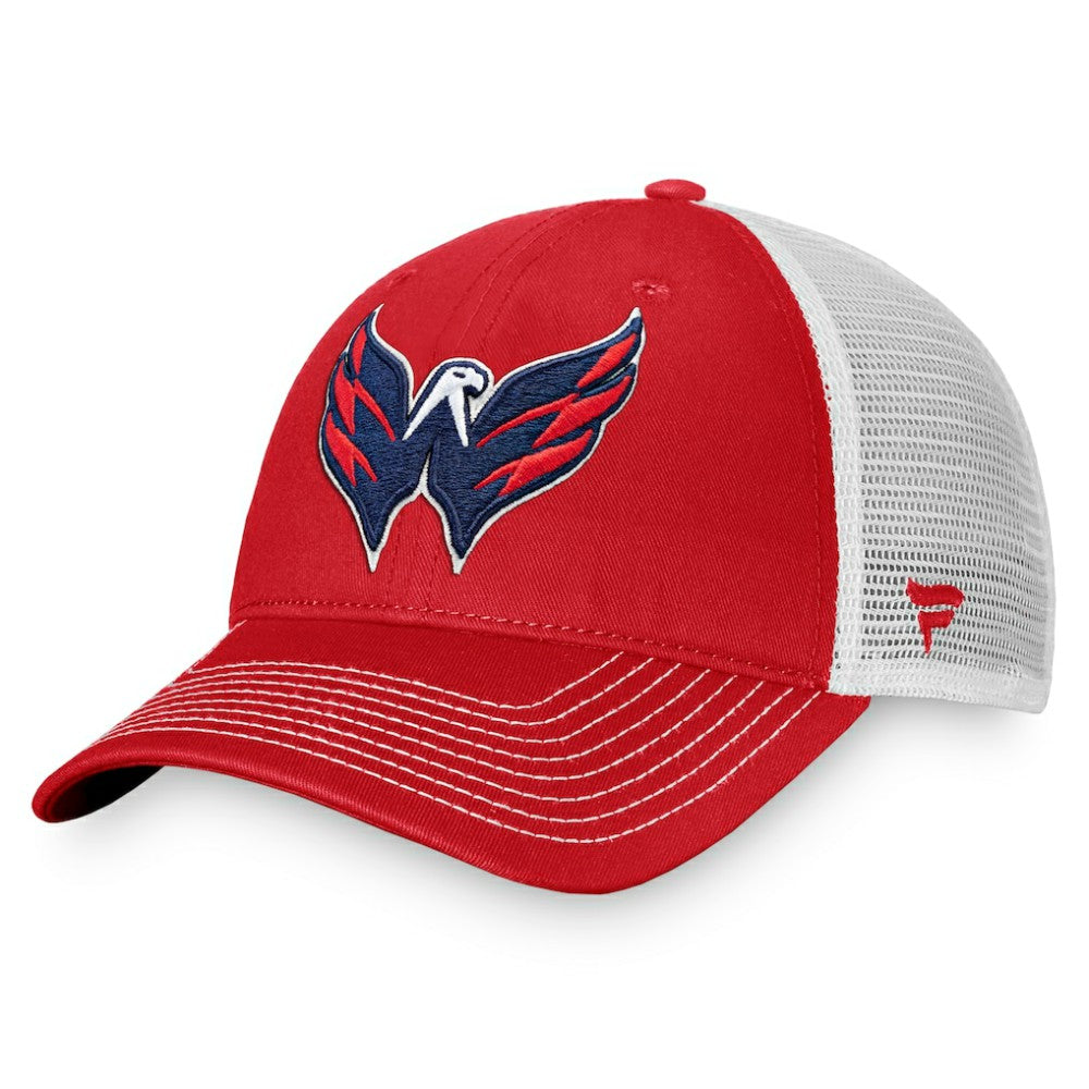 Washington Capitals Fanatics Core Primary Logo Trucker Adjustable Hat - Red/White - NHL