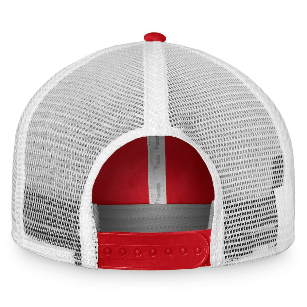 Washington Capitals Fanatics Core Primary Logo Trucker Adjustable Hat - Red/White - NHL