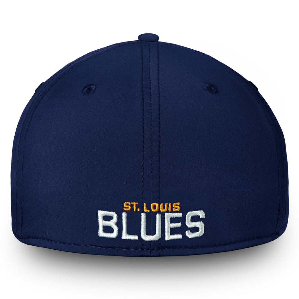 St. Louis Blues Fanatics Core Primary Logo Flex Hat - Navy - NHL