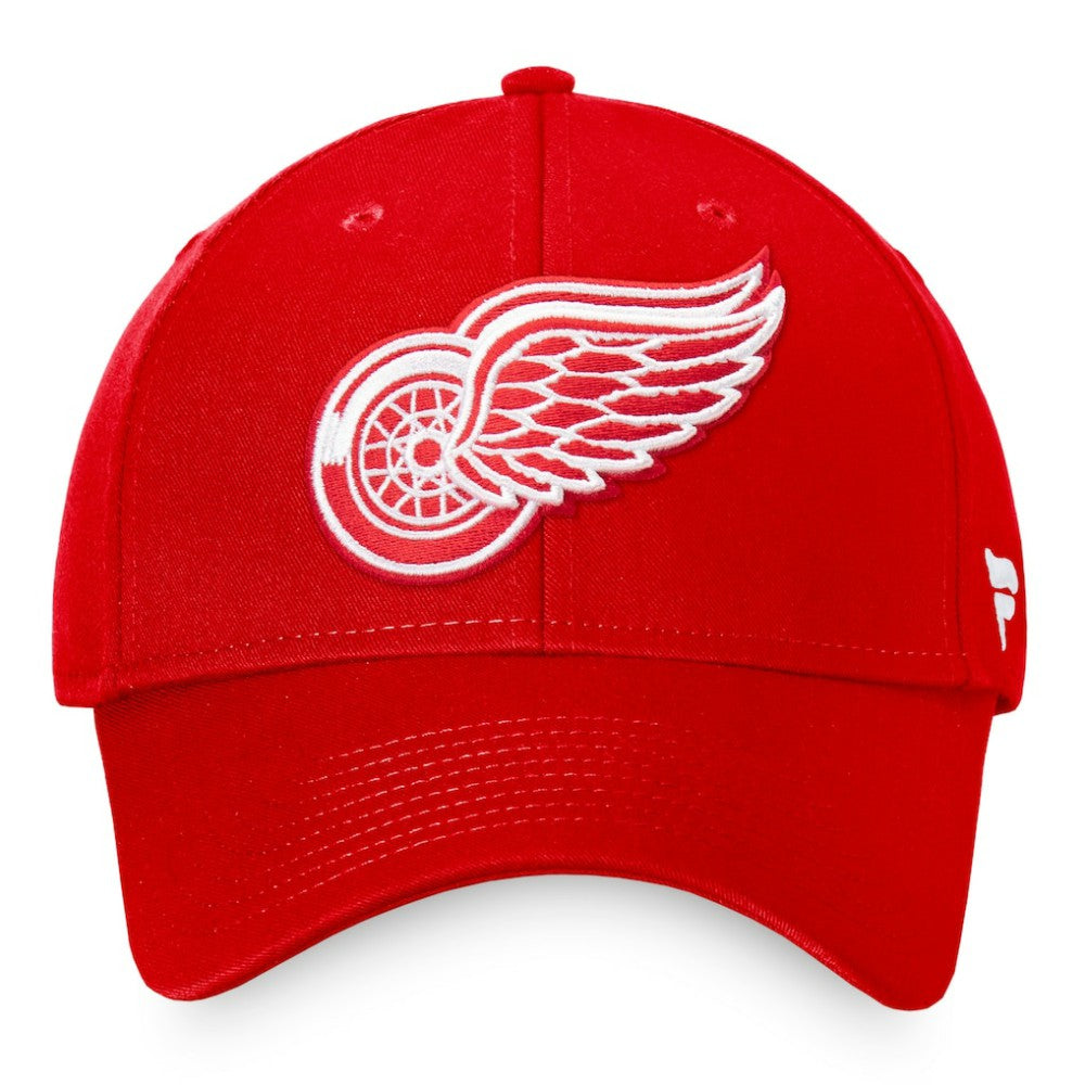 Detroit Red Wings Fanatics Core Adjustable Hat - Red - NHL