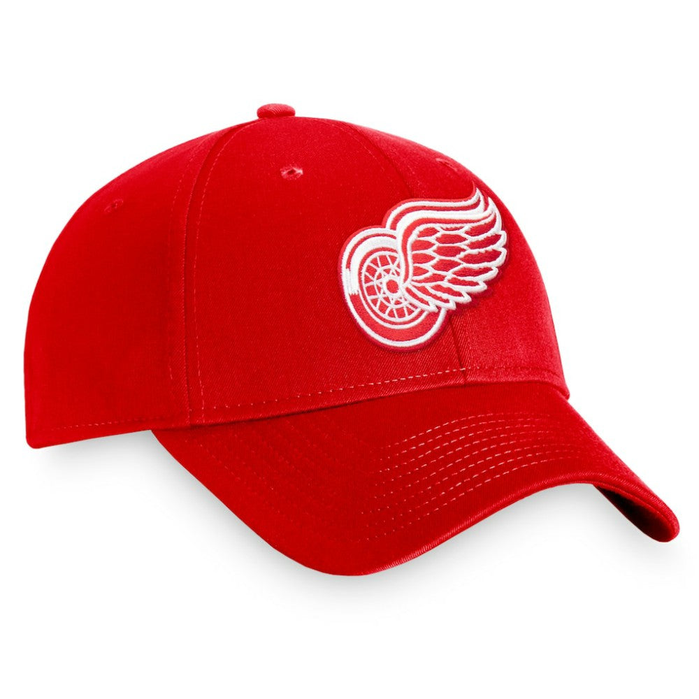 Detroit Red Wings Fanatics Core Adjustable Hat - Red - NHL