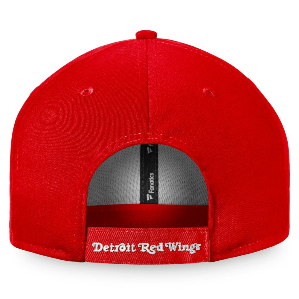 Detroit Red Wings Fanatics Core Adjustable Hat - Red - NHL