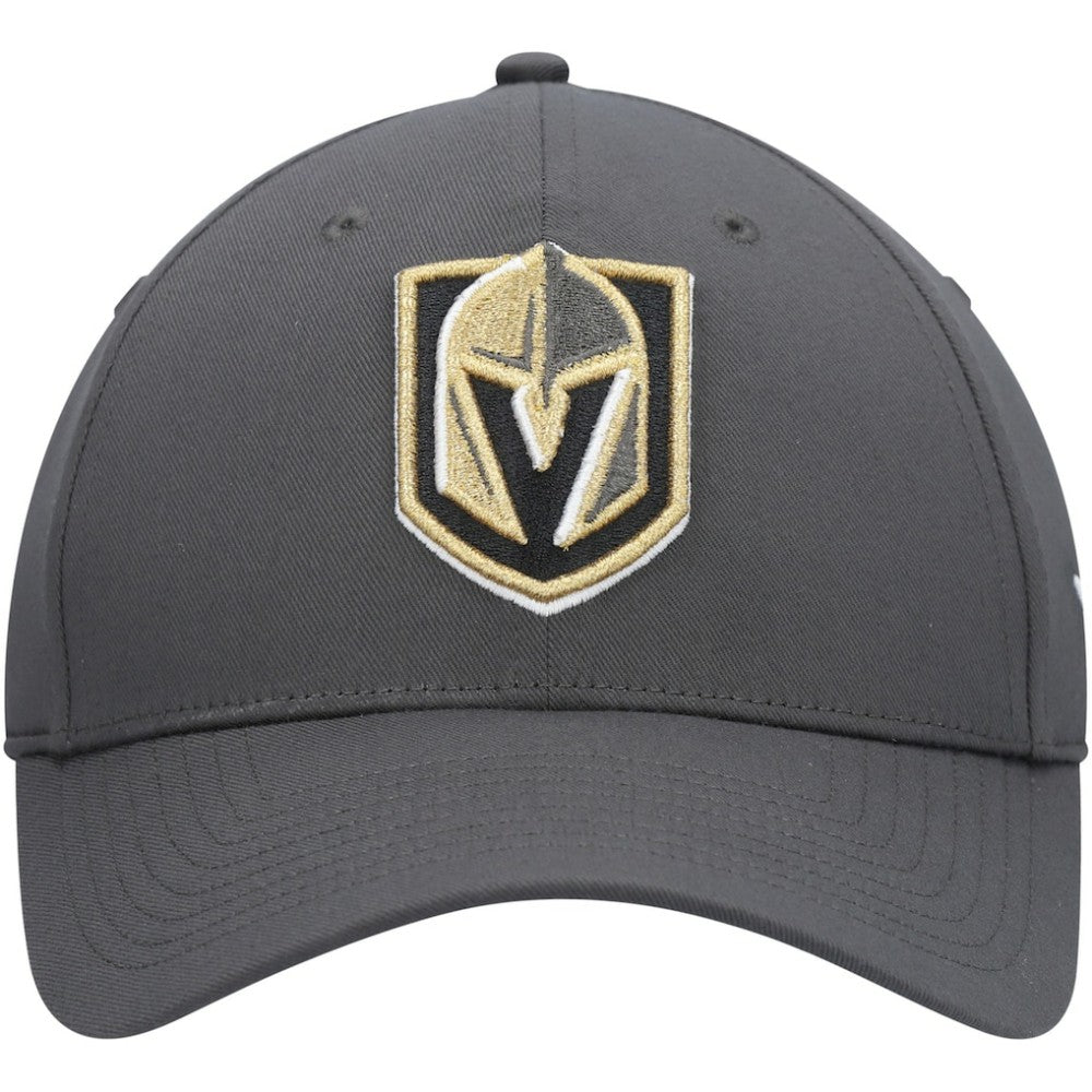 Vegas Golden Knights Fanatics Logo Core Adjustable Hat - Charcoal - NHL
