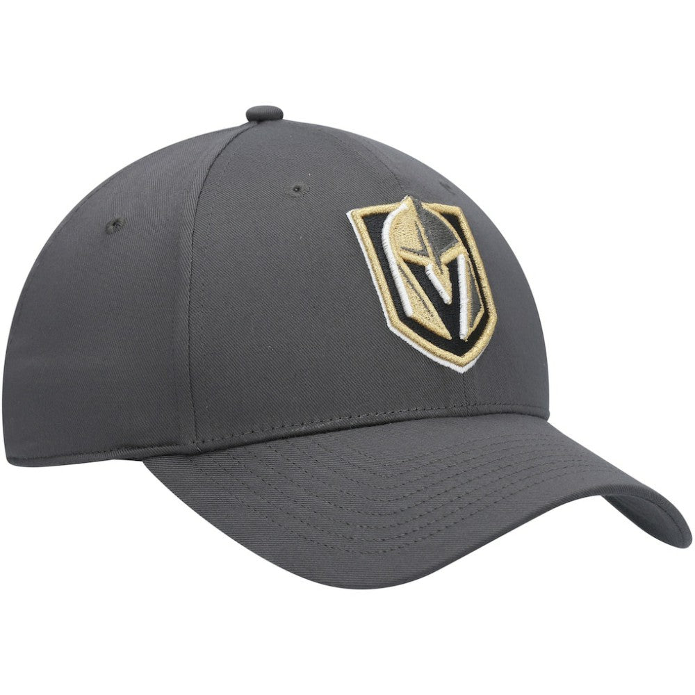 Vegas Golden Knights Fanatics Logo Core Adjustable Hat - Charcoal - NHL