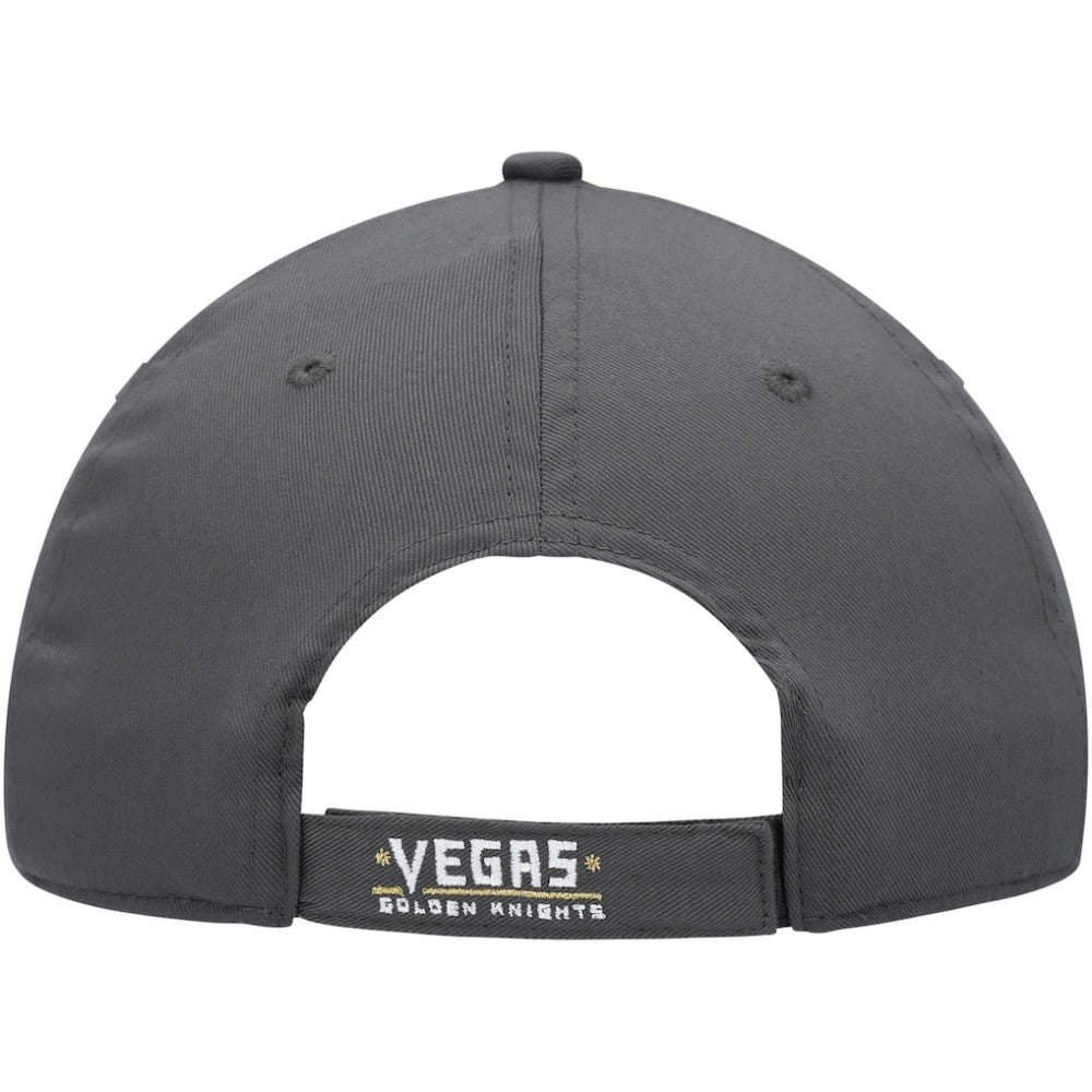 Vegas Golden Knights Fanatics Logo Core Adjustable Hat - Charcoal - NHL