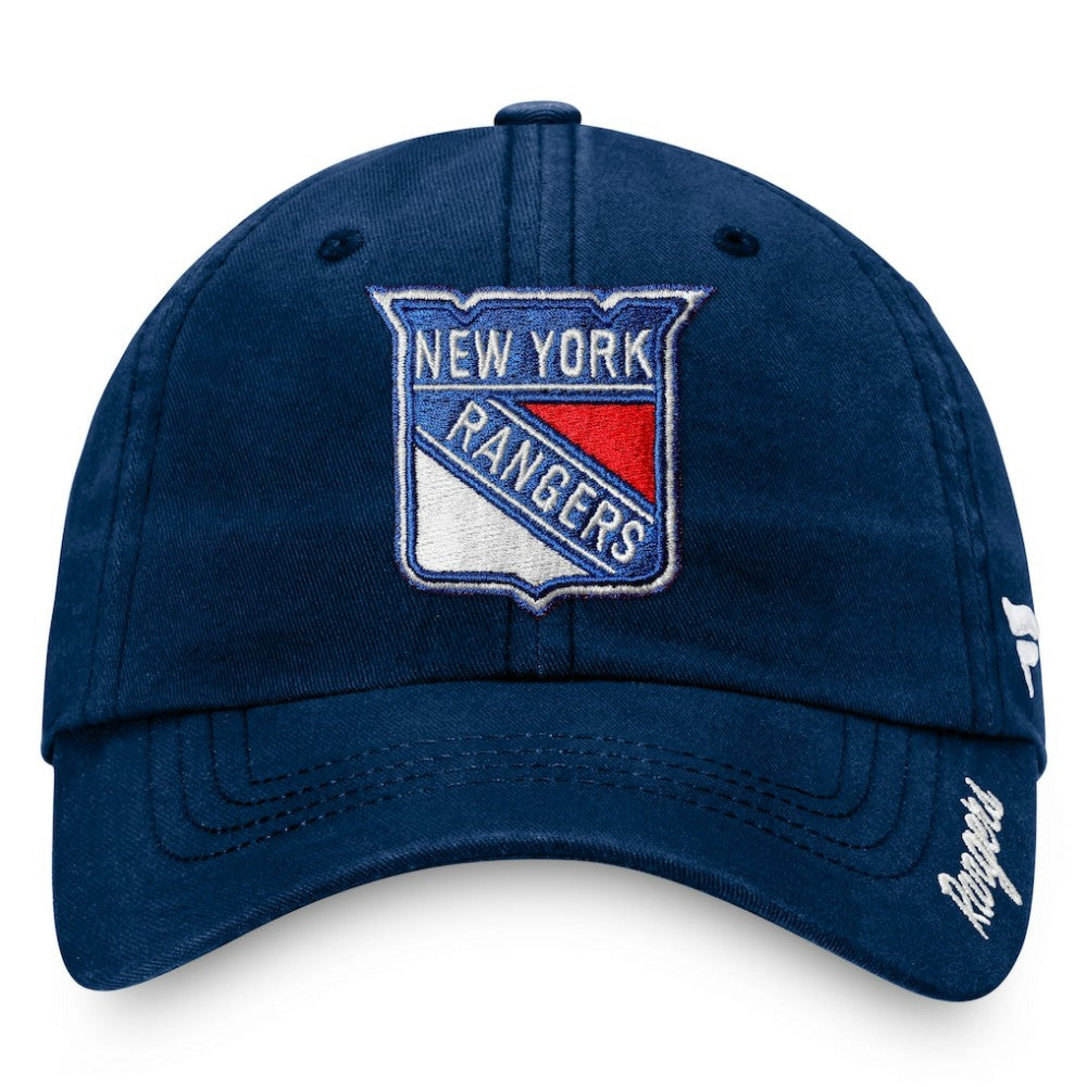New York Rangers Fanatics Women's Primary Logo Adjustable Hat - Navy - NHL