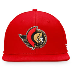 Ottawa Senators Fanatics Core Primary Logo Fitted Hat - Red - NHL