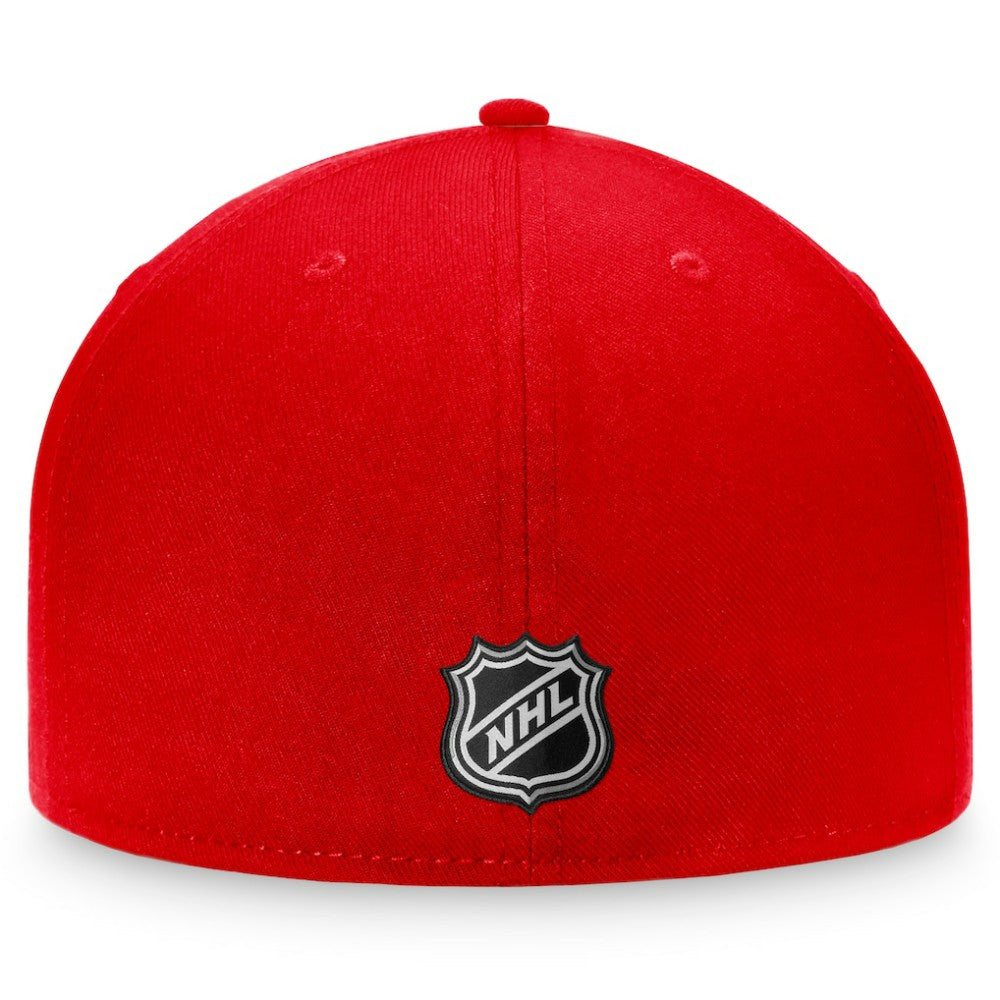 Ottawa Senators Fanatics Core Primary Logo Fitted Hat - Red - NHL