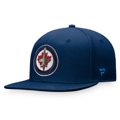Winnipeg Jets Fanatics Core Primary Logo Fitted Hat - Navy - NHL