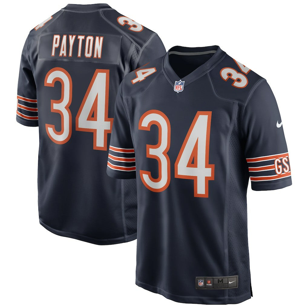 Walter Payton Chicago Bears Game Retired Player Jersey Navy | Nike for Sale