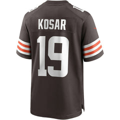 Bernie Kosar Cleveland Browns Game Retired Player Jersey Brown | Nike for Sale