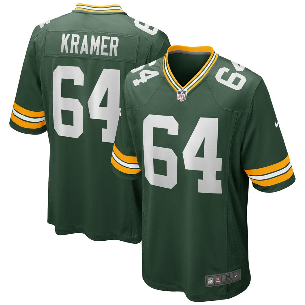 Jerry Kramer Green Bay Packers Game Retired Player Jersey Green | Nike for Sale