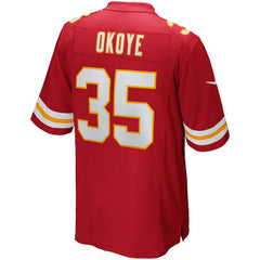 Christian Okoye Kansas City Chiefs Game Retired Player Jersey Red | Nike for Sale