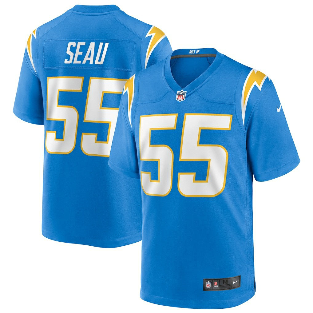 Junior Seau Los Angeles Chargers Game Retired Player Jersey Powder Blue | Nike for Sale