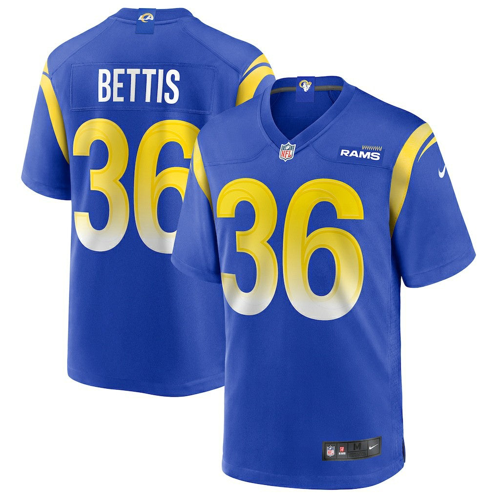 Jerome Bettis Los Angeles Rams Game Retired Player Jersey Royal | Nike for Sale
