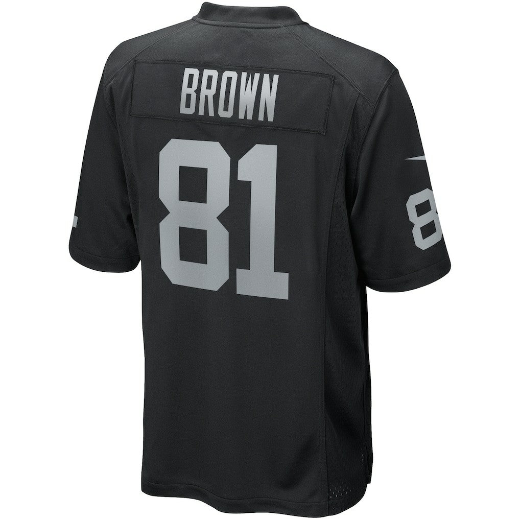 Tim Brown Las Vegas Raiders Game Retired Player Jersey Black | Nike for Sale