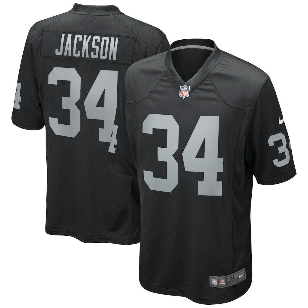 Bo Jackson Las Vegas Raiders Game Retired Player Jersey Black | Nike for Sale