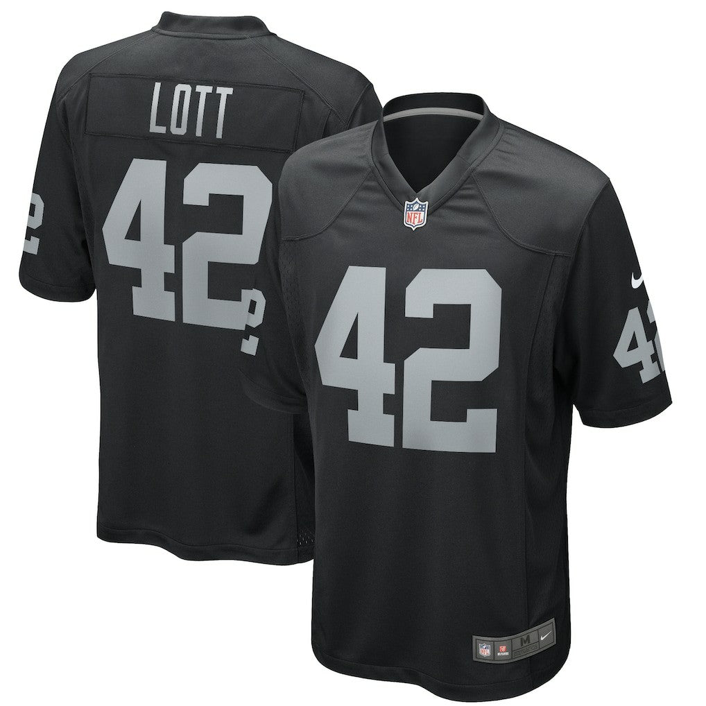 Ronnie Lott Las Vegas Raiders Game Retired Player Jersey Black | Nike for Sale