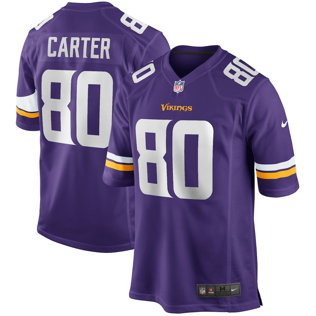 Cris Carter Minnesota Vikings Game Retired Player Jersey Purple | Nike for Sale