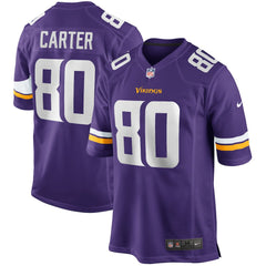 Cris Carter Minnesota Vikings Game Retired Player Jersey Purple | Nike for Sale