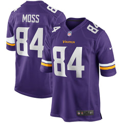Randy Moss Minnesota Vikings Game Retired Player Jersey Purple | Nike for Sale