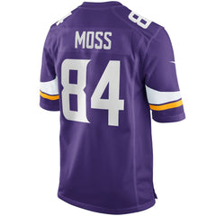 Randy Moss Minnesota Vikings Game Retired Player Jersey Purple | Nike for Sale