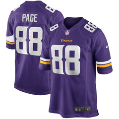 Alan Page Minnesota Vikings Game Retired Player Jersey Purple | Nike for Sale