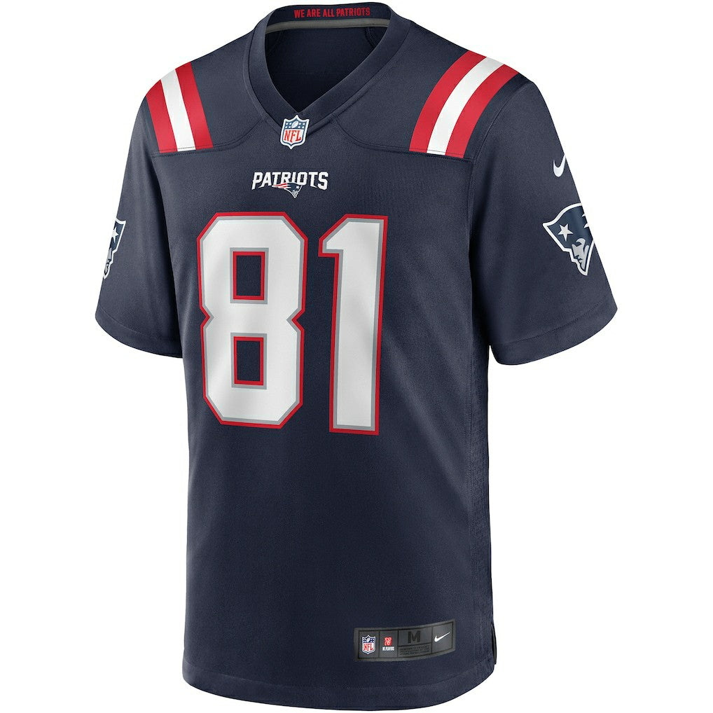Randy Moss New England Patriots Game Retired Player Jersey Navy | Nike for Sale