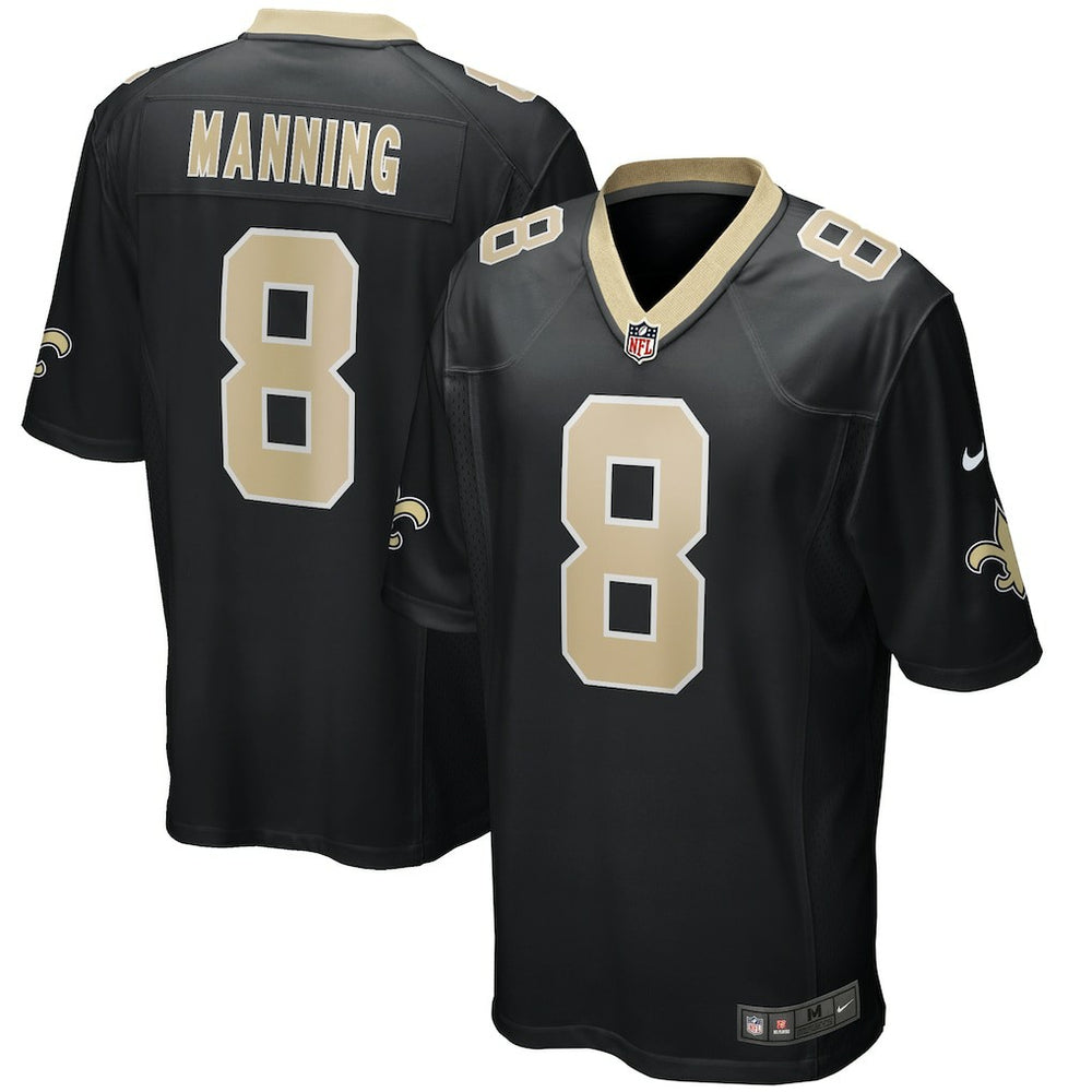 Archie Manning New Orleans Saints Game Retired Player Jersey Black | Nike for Sale