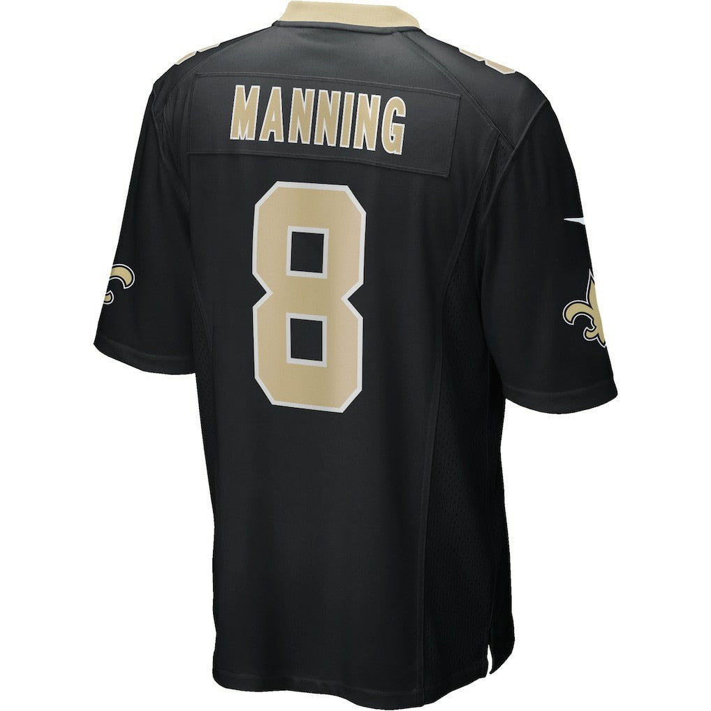 Archie Manning New Orleans Saints Game Retired Player Jersey Black | Nike for Sale