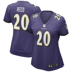 Ed Reed Baltimore Ravens Women's Game Retired Player Jersey Purple | Nike for Sale