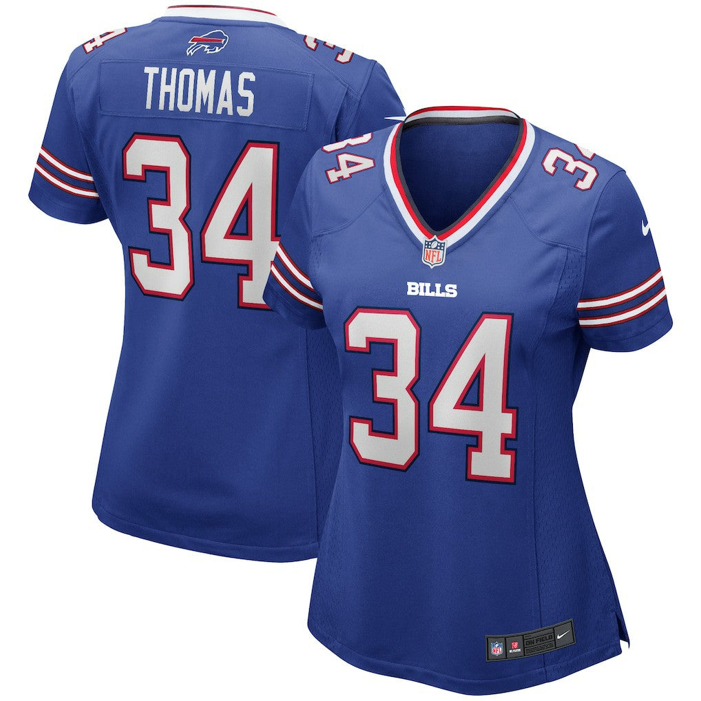 Thurman Thomas Buffalo Bills Women's Game Retired Player Jersey Royal | Nike for Sale