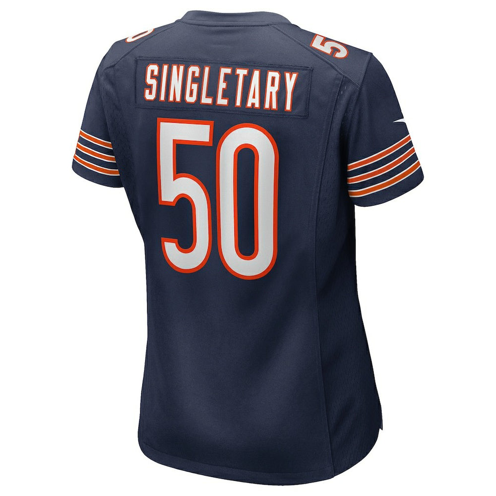 Mike Singletary Chicago Bears Women's Game Retired Player Jersey Navy | Nike for Sale